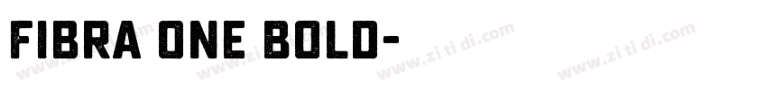 Fibra One Bold字体转换